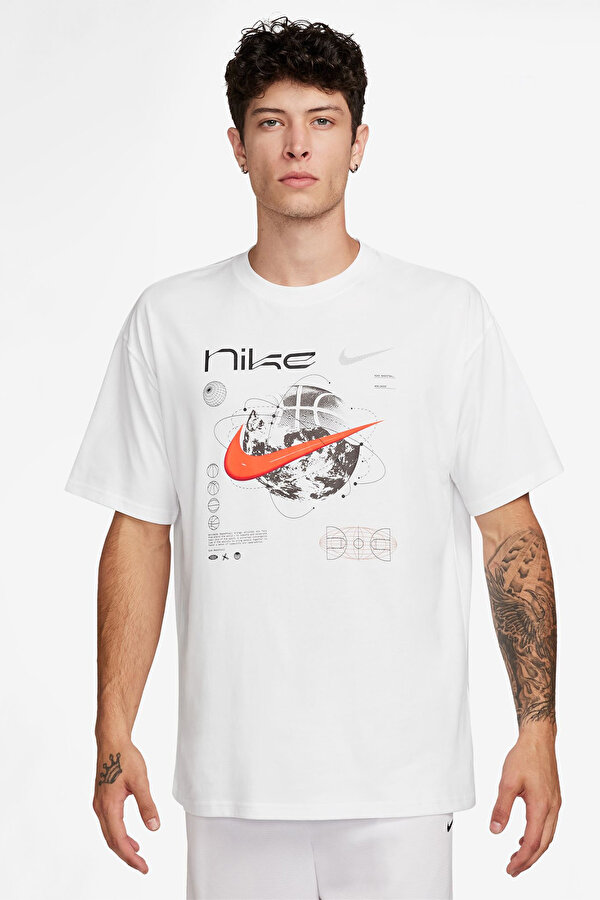Nike M NK TEE M90 ATW SU24 Beyaz Erkek Kısa Kol T-Shirt