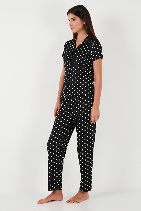 Lela Bayan Pijama Takımı 65780124 SİYAH