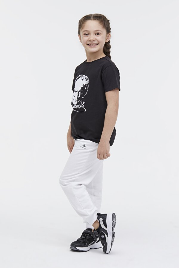 Lumberjack UL 11ATA01 4FX Siyah Unisex Çocuk Kısa Kol T-Shirt