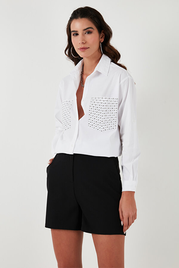 Lela Bayan Gömlek 51444782 BEYAZ