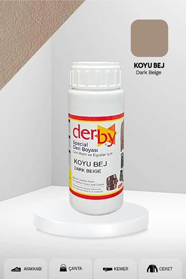 Special Deri Boyası Ayakkabı - Çanta - Cüzdan - Kemer 100 Ml Koyu Bej