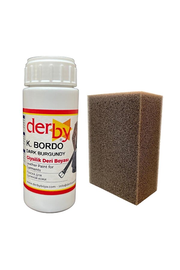 Derby Special Deri Boyası Ayakkabı - Çanta - Cüzdan - Kemer 100 Ml Koyu Bordo