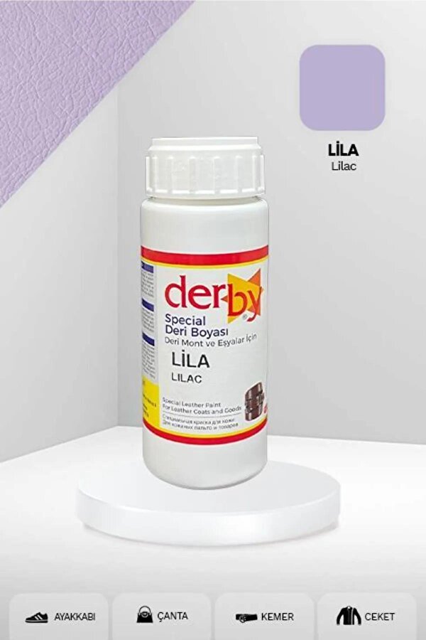 Derby Special Deri Boyası Ayakkabı - Çanta - Cüzdan - Kemer 100 Ml Lila