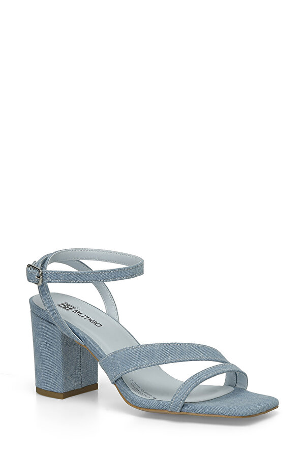 Butigo 24S-614 4FX Mavi Kadın Topuklu Sandalet