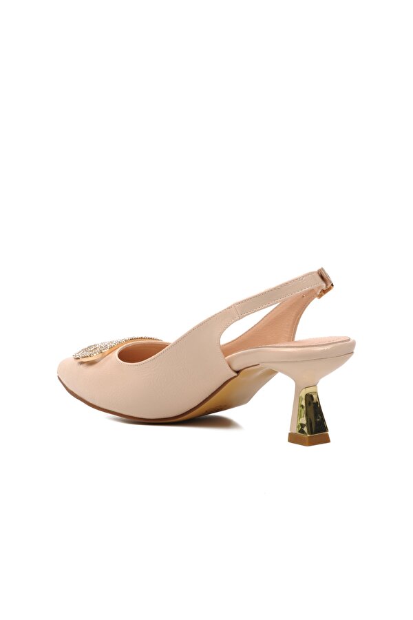 Ayakmod 357075 Bej Kadın Abiye Ayakkabı