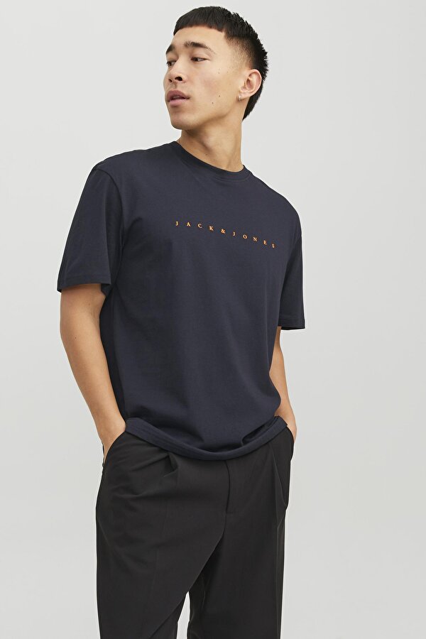 Jack & Jones Erkek T Shirt 12234746 KOYU LACIVERT