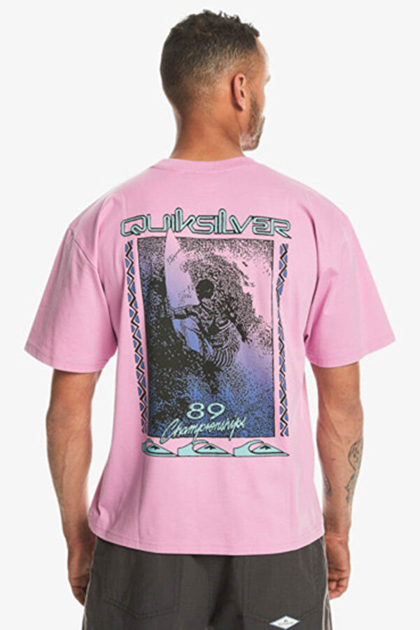 Quiksilver BACKFLASH TEES Pembe Erkek Kısa Kol T-Shirt