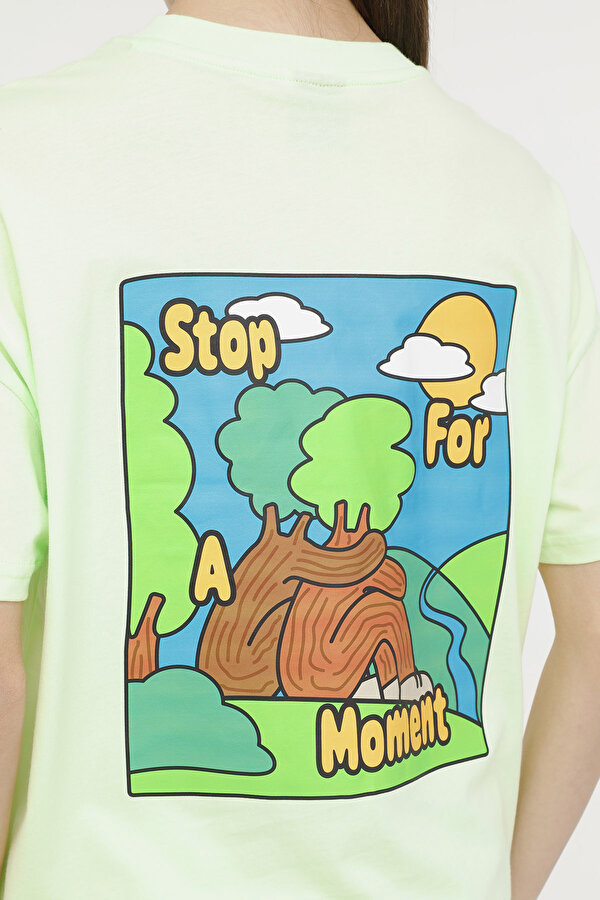 Lumberjack Wl Windy 11Md1153 4Fx Зеленый 006 Женщина Футболка