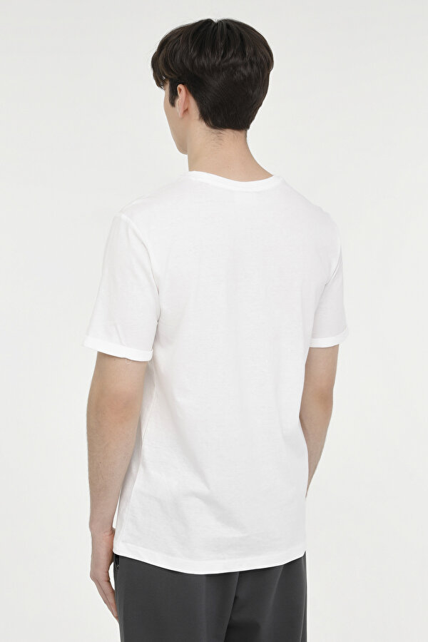 Lotto M-LUCAN T-SH 4FX Ekru Erkek Kısa Kol T-Shirt