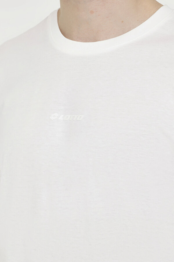 Lotto M-LUCAN T-SH 4FX Ekru Erkek Kısa Kol T-Shirt