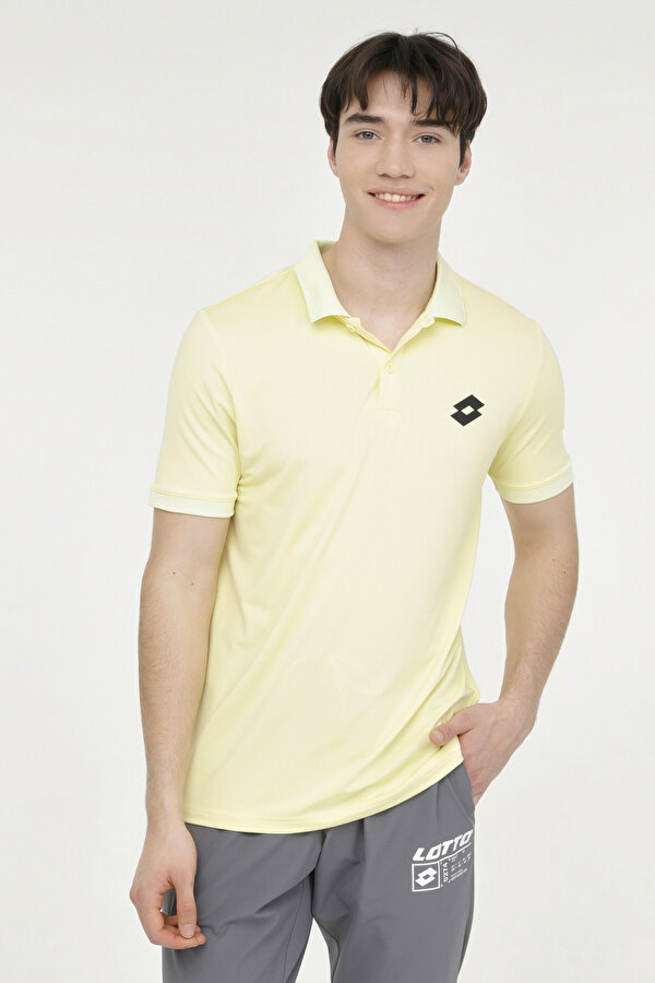 Lotto M-TANAMI POLO T-SH 4FX Sarı Erkek Kısa Kol T-Shirt