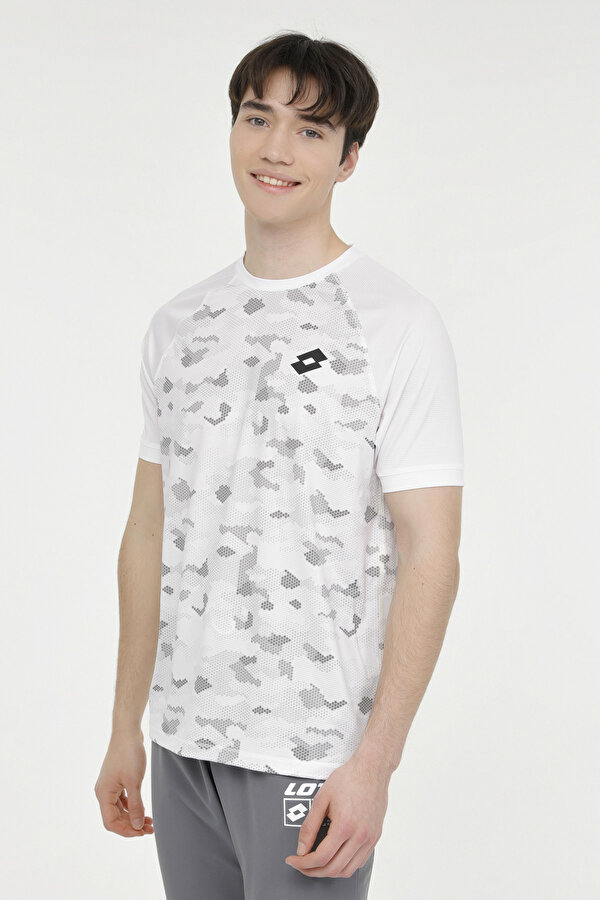Lotto M-MERVIN T-SH 4FX Beyaz Erkek Kısa Kol T-Shirt