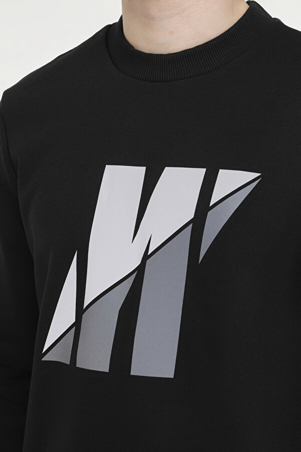 Mavi PRO SWEATSHIRT Siyah Erkek Sweatshirt