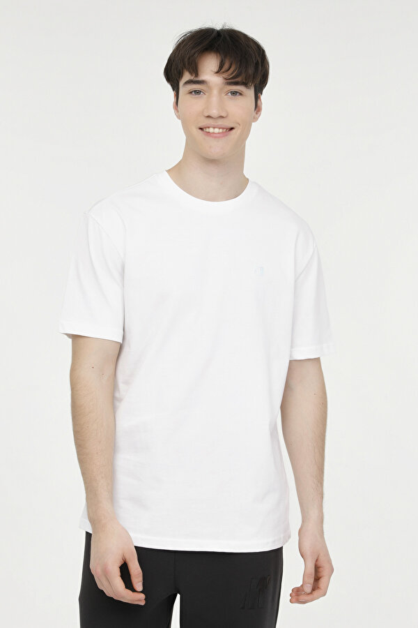 Mavi KISA KOL TİŞÖRT Beyaz Erkek Kısa Kol T-Shirt