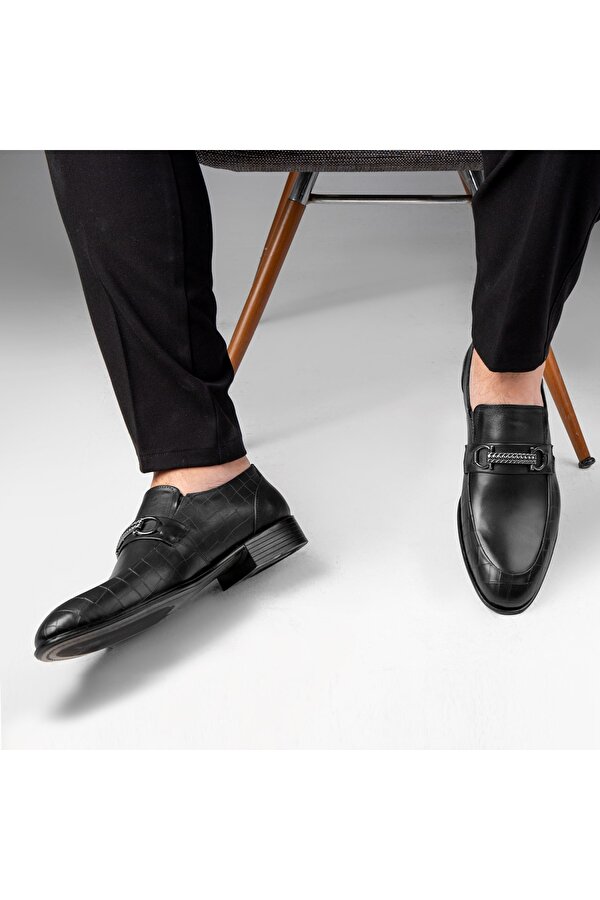 Ducavelli Lunta Hakiki Deri Erkek Klasik Ayakkabı, Loafer Klasik Ayakkabı, Makosen Ayakkabı