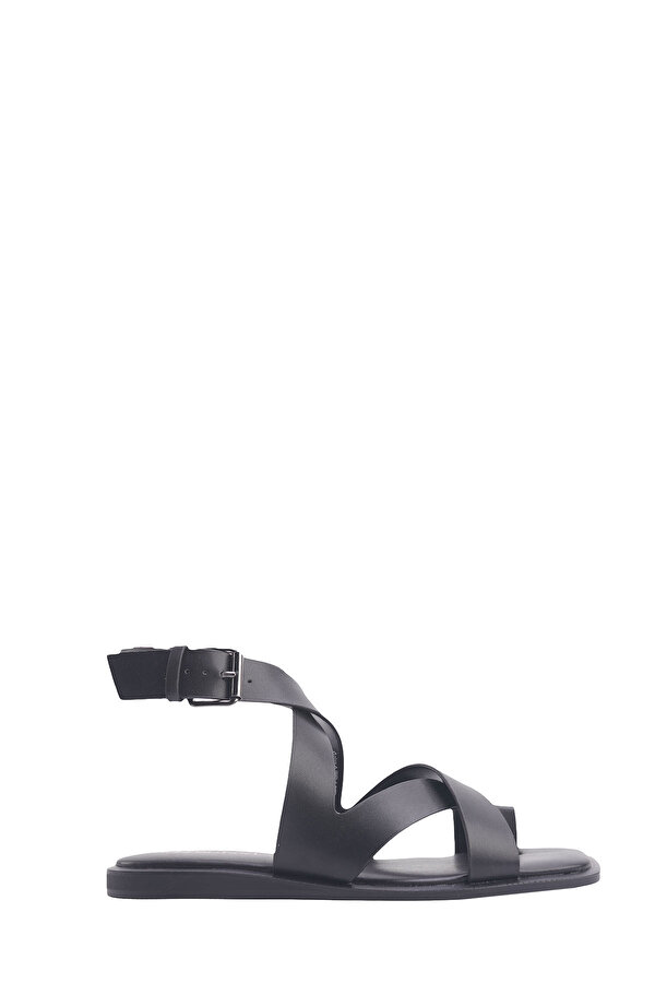Butigo INT1220Y800 4FX BLACK Woman Flat Sandals