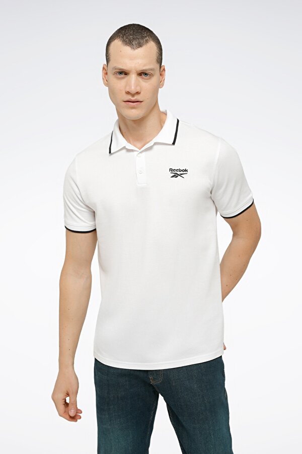Reebok IDENTITY SMALL LOG Beyaz Erkek Kısa Kol T-Shirt