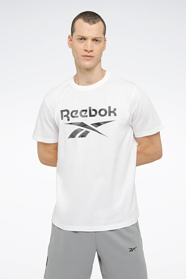 Reebok ID Camo T-Shirt Beyaz Erkek Kısa Kol T-Shirt