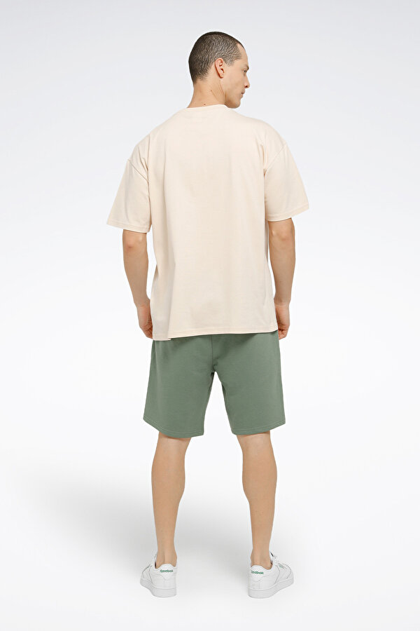 Reebok KETA TEE Bej Erkek Kısa Kol T-Shirt