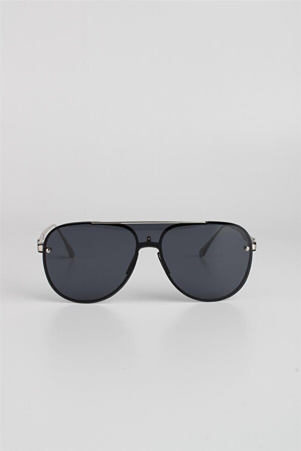 Max Polo Gümüş Mat UV400 Filtre Erkek Güneş Gözlüğü G24MP10525R04