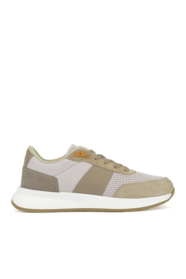 Ziya Erkek Hakiki Deri Sneaker 14150Z0001 Bej