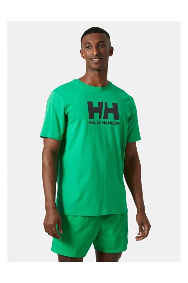 Helly Hansen Hh Logo - Sharp Green Erkek T-shirt Yeşil HHA.33979.HH499