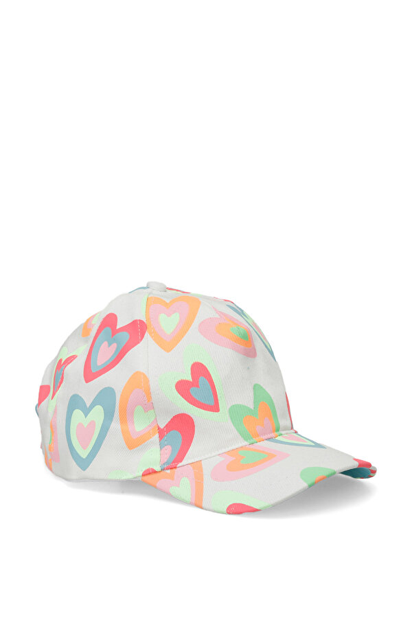 Polaris NEON HEART CAP-G 4FX Çok Renkli Kız Çocuk Şapka