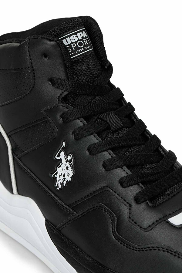 U.S. Polo Assn. MILOW HI 4FX Siyah Erkek High Sneaker