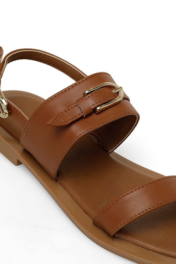 Butigo 24S-059 4FX Taba Kadın Düz Sandalet