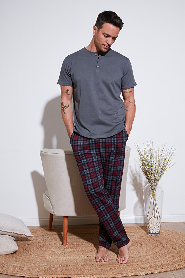 Buratti Erkek Pijama Takımı 6572004 FÜME