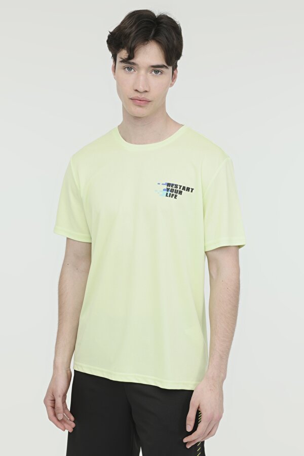Kinetix ML BERG 11PRF-240 4FX Lime Erkek Kısa Kol T-Shirt