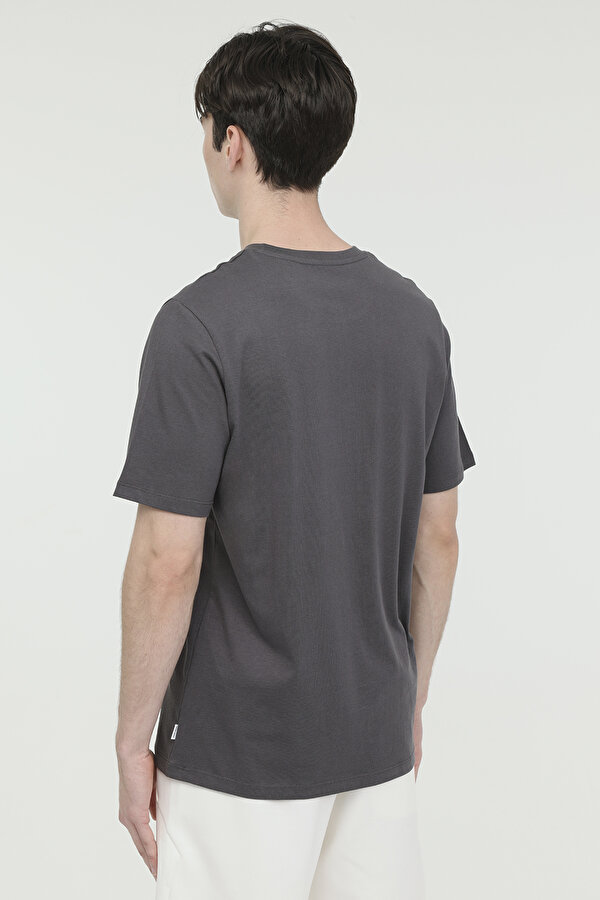 Jack & Jones JJEORGANIC BASIC TEE SS O GRI Erkek Kısa Kol T-Shirt