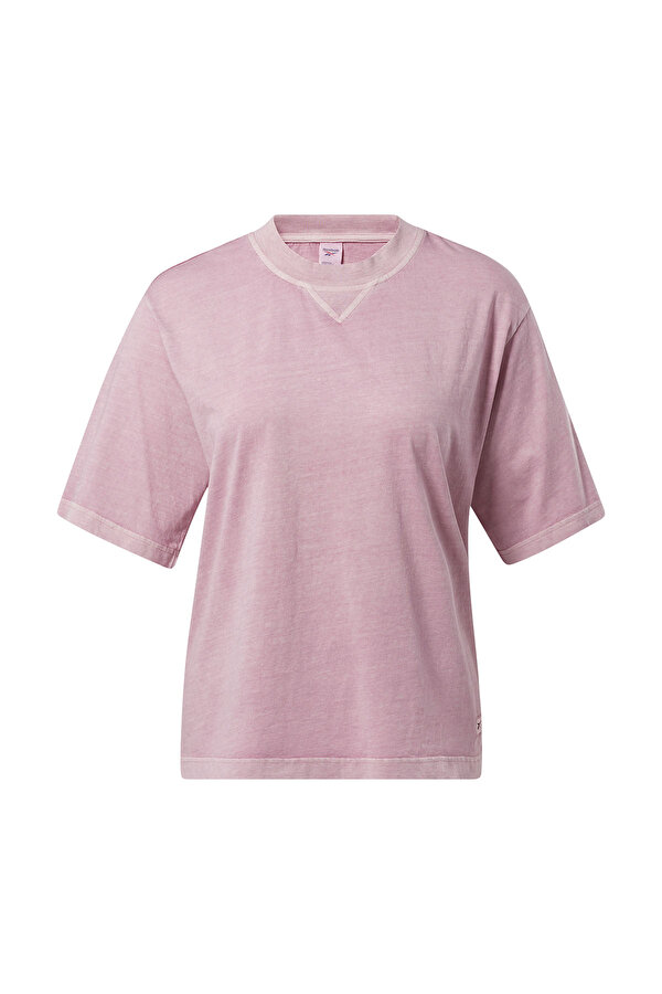 Reebok Cl Rbk Nd Boxy Tee Фиолетовый 008 Женщина Футболка