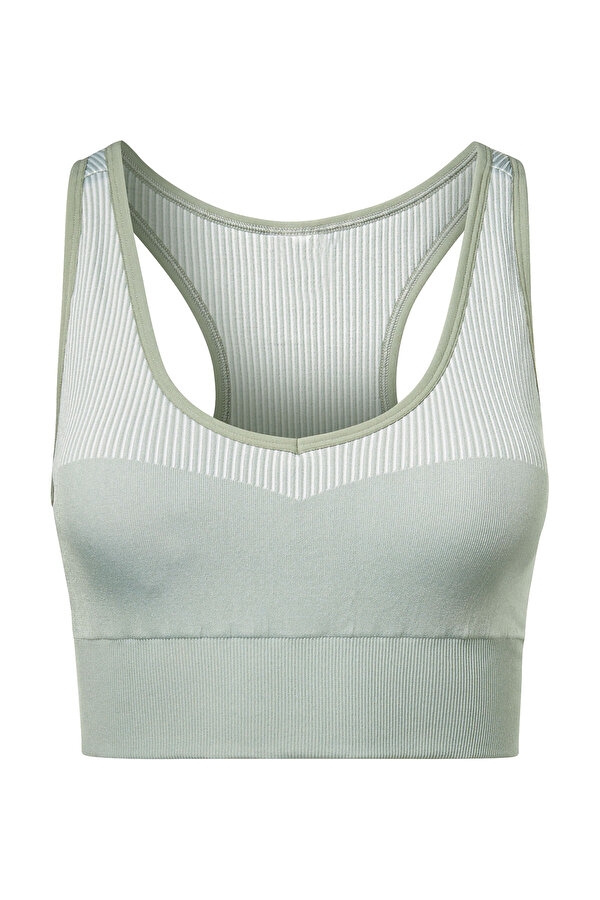 Reebok Yoga Seamless Sport Зеленый Женщина Топ