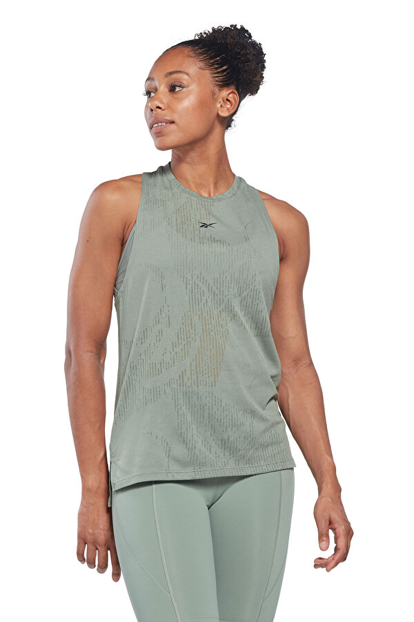 Reebok Burnout Tank GREEN Woman 046