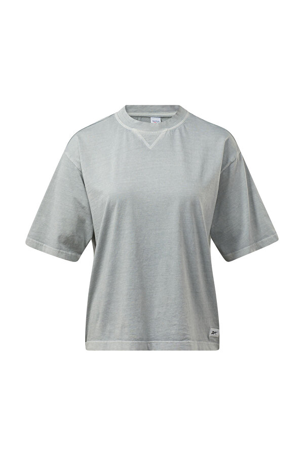 Reebok Cl Rbk Nd Boxy Tee Серый 016 Женщина Футболка