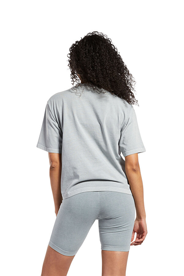 Reebok Cl Rbk Nd Boxy Tee Серый 016 Женщина Футболка