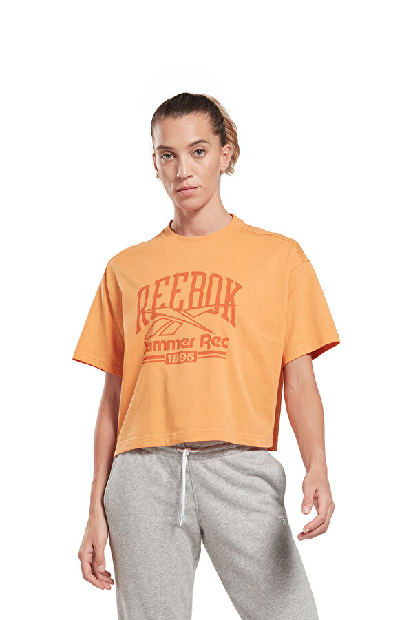 Reebok TE Graphic Tee -Sum ORANGE Woman 054