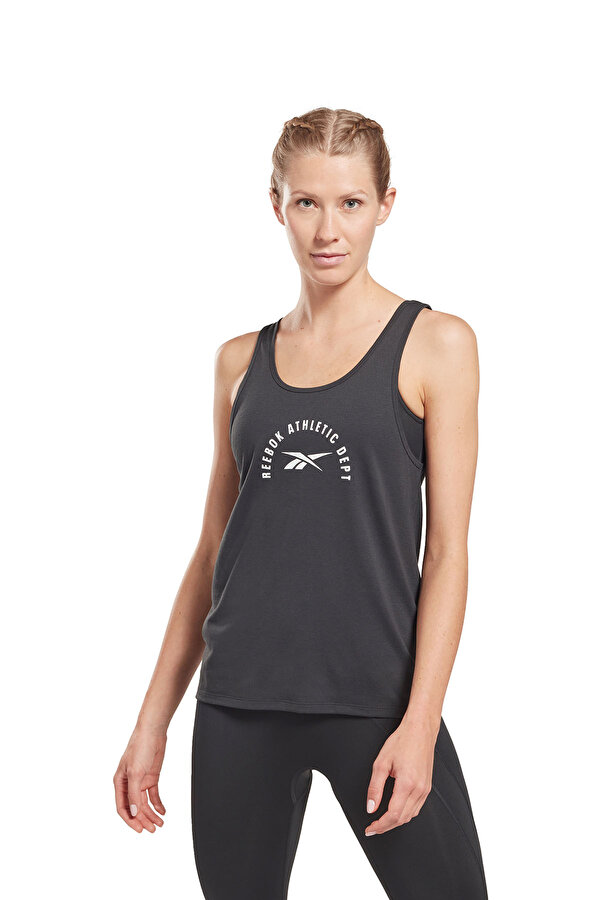 Reebok Wor Supremium Tank Черный Женщина Майка