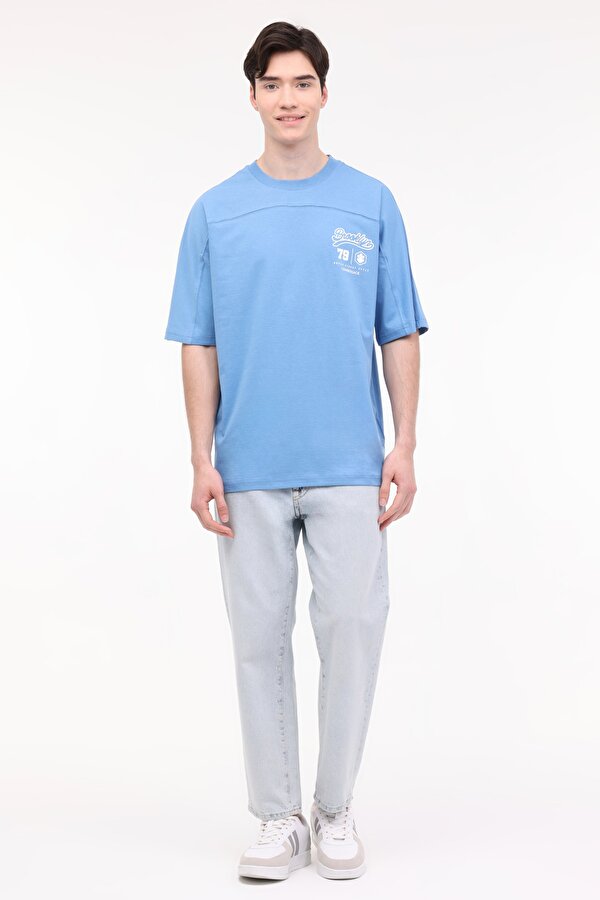 Lumberjack ML CHASE 11BB1013 4FX INDIGO Man Sleeve T-Sh