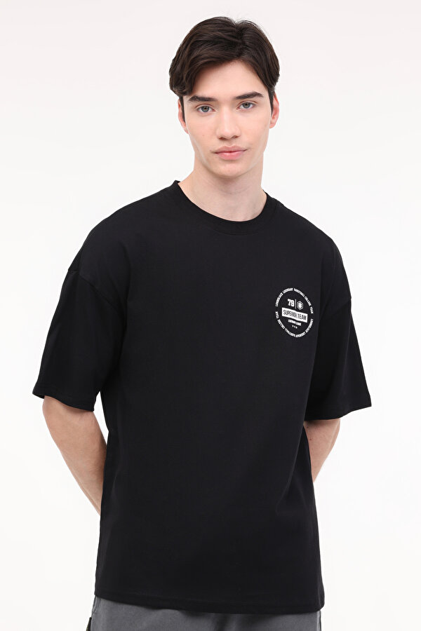 Lumberjack ML MATTHEW 11BB1014 4FX BLACK Man Sleeve T-Sh