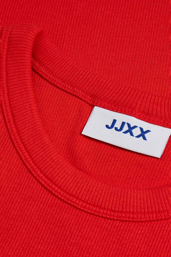 Jjxx JXFOREST STR SL RIB TOP J Kırmızı Kadın Atlet