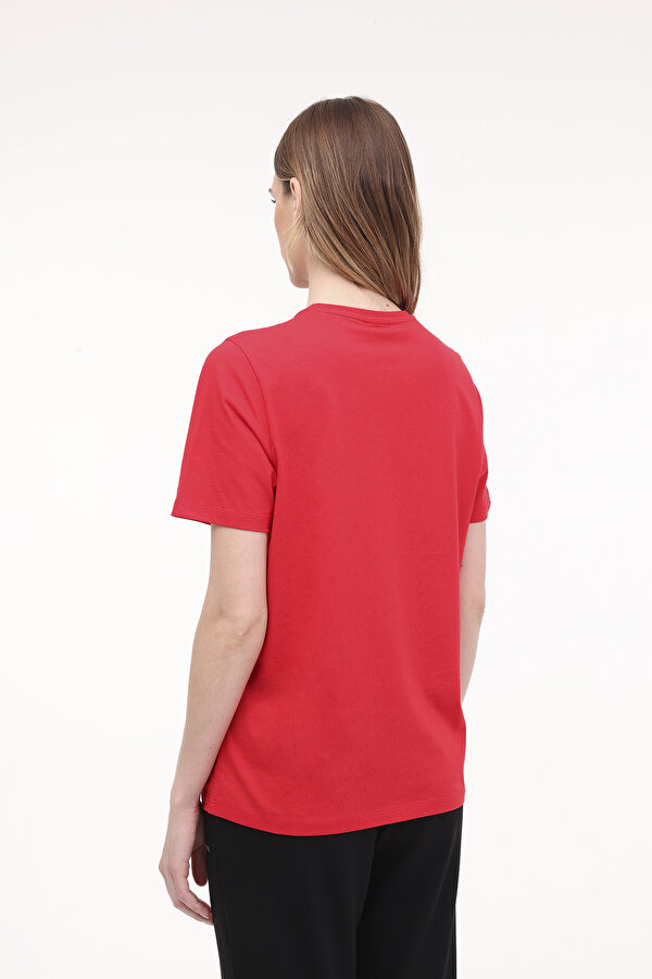 Lumberjack WL AIMON 11ATA07 4FX Kırmızı Kadın Kısa Kol T-Shirt
