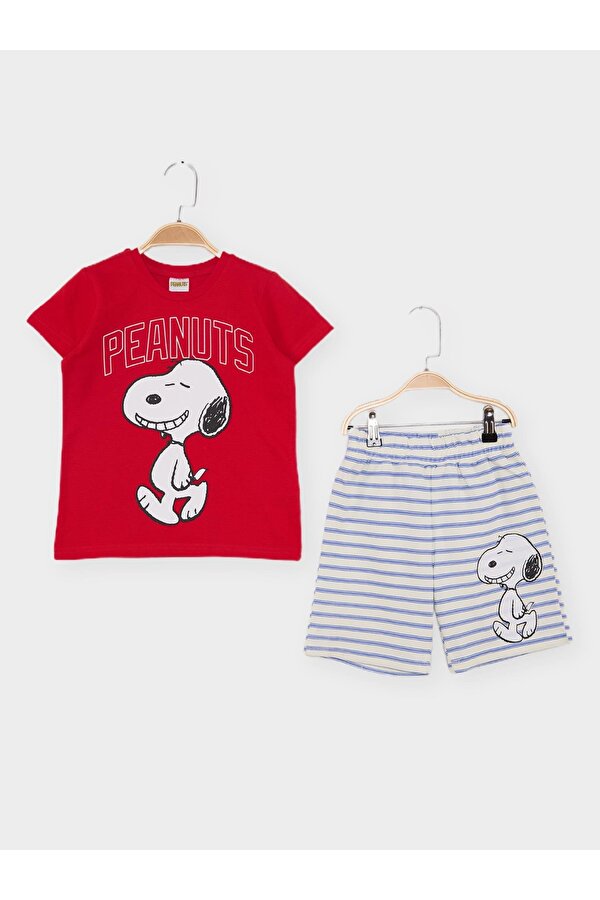 SNOOPY Lisanslı Erkek Çocuk 2'li Takım 21951