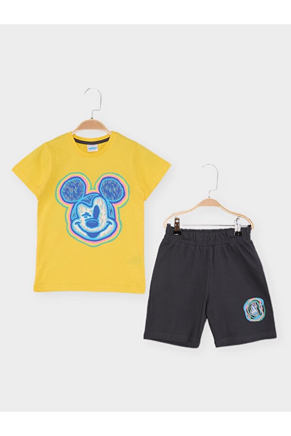 Mickey Mouse Lisanslı Erkek Çocuk 2'li Takım 21773