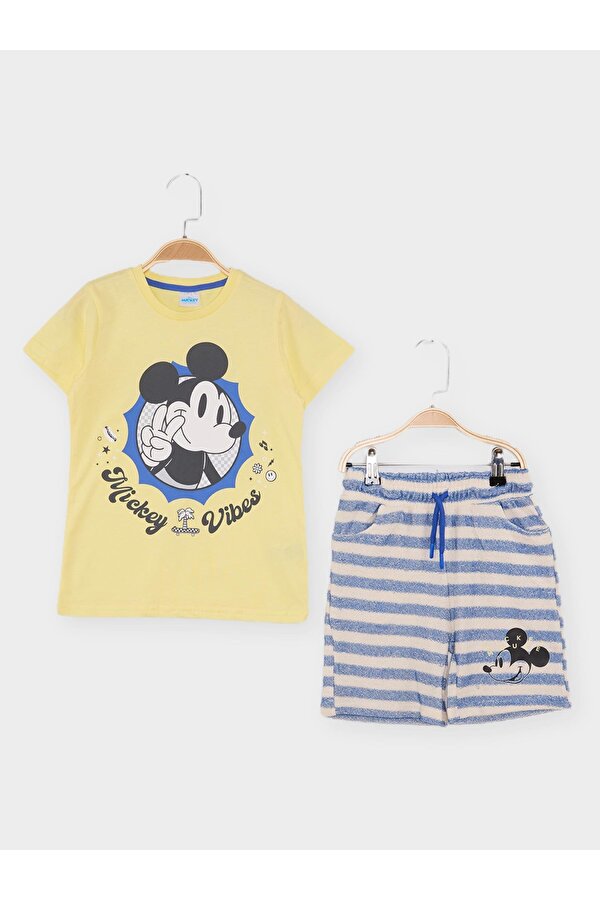 Mickey Mouse Lisanslı Erkek Çocuk 2'li Takım 21777
