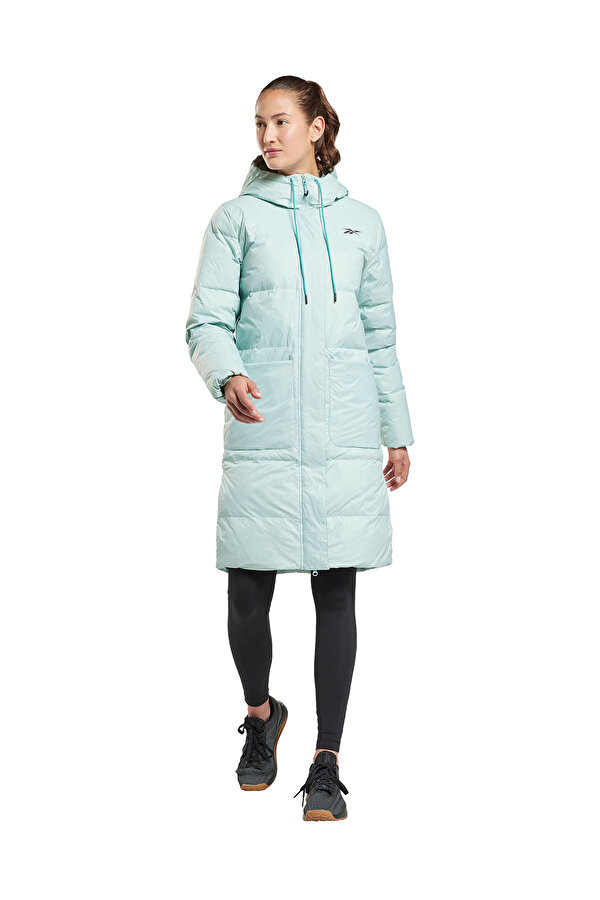 Reebok Ow Long Down Jacket Серый 016 Женщина Куртка