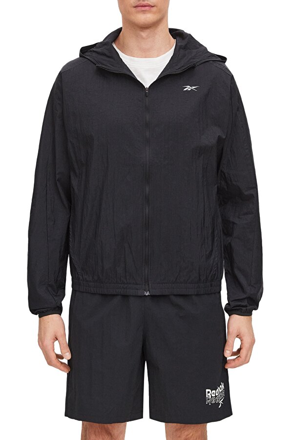 Reebok Running Woven Wind Jkt Черный Мужчина Куртка Ветровка