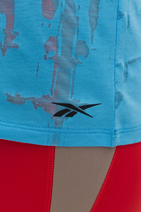 Reebok BURNOUT TEE OCEAN BLUE Woman 054