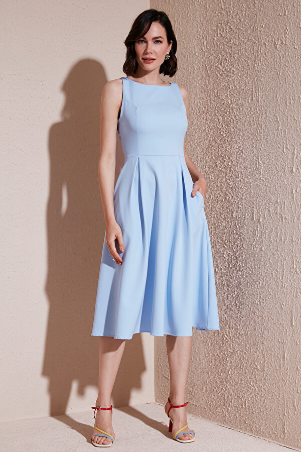Lela Bayan Elbise 6051963 BEBE MAVİ